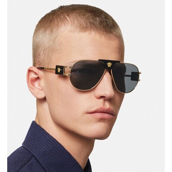 Versace 0VE2252-100287 63mm New Sunglasses